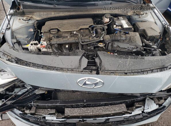 KMHLM4AG1MU148575 2021 HYUNDAI ELANTRA Gray Вид задньої частини салону