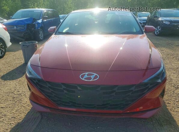 KMHLM4AG1NU258107 2022 HYUNDAI ELANTRA Red Front view