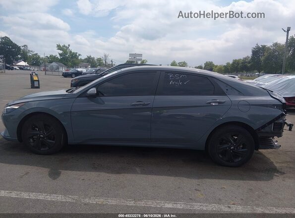KMHLM4AG1PU377021 2023 HYUNDAI ELANTRA Серый Панорамный вид салона 360°