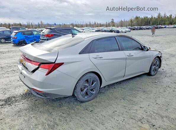 KMHLM4AG2MU152909 2021 HYUNDAI ELANTRA Бежевый Задняя правая четверть