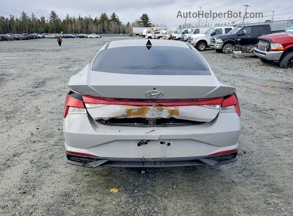 KMHLM4AG2MU152909 2021 HYUNDAI ELANTRA Бежевый Вид сзади