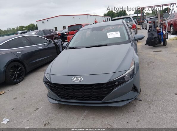 KMHLM4AG2NU246712 2022 HYUNDAI ELANTRA Gray Rear interior view