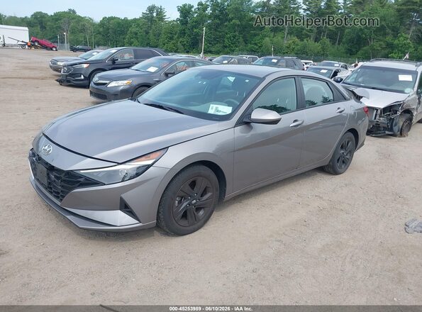 KMHLM4AG3MU146181 2021 HYUNDAI ELANTRA Gray წინა მარცხენა ხედი სამი მეოთხედიდან