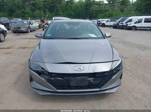KMHLM4AG3MU146181 2021 HYUNDAI ELANTRA Gray წინა ხედი