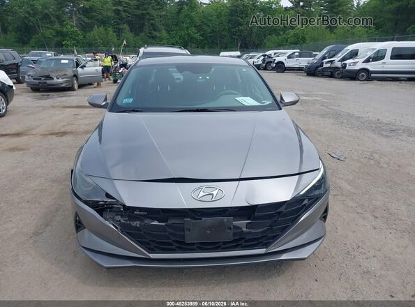 KMHLM4AG3MU146181 2021 HYUNDAI ELANTRA Gray ხელსაწყოთა პანელის ხედი