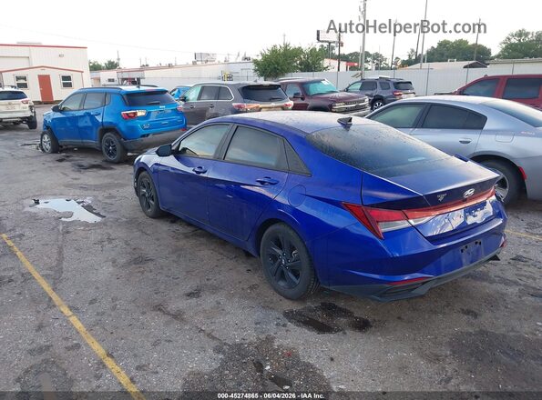 KMHLM4AG3PU439079 2023 HYUNDAI ELANTRA Blue Trasero izquierdo