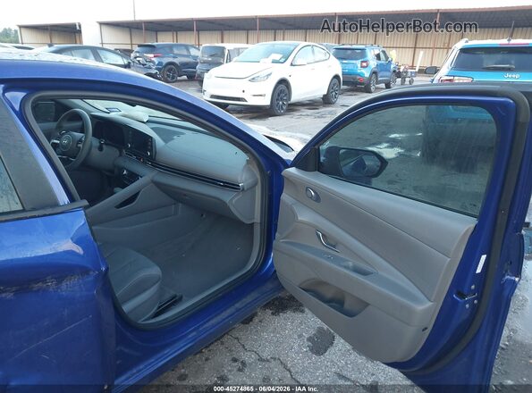 KMHLM4AG3PU439079 2023 HYUNDAI ELANTRA Blue Vista interior delantera