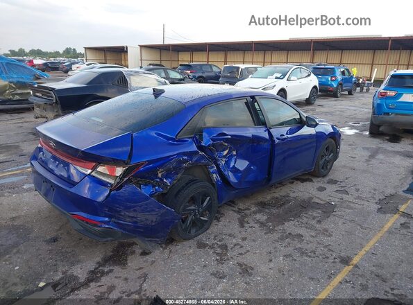 KMHLM4AG3PU439079 2023 HYUNDAI ELANTRA Blue Trasero derecho