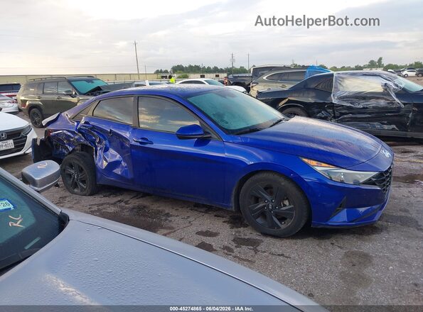KMHLM4AG3PU439079 2023 HYUNDAI ELANTRA Blue Vista interior de 360 grados