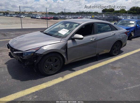 KMHLM4AG3PU628606 2023 HYUNDAI ELANTRA Gray Առջևի ձախ երեք քառորդ տեսարան