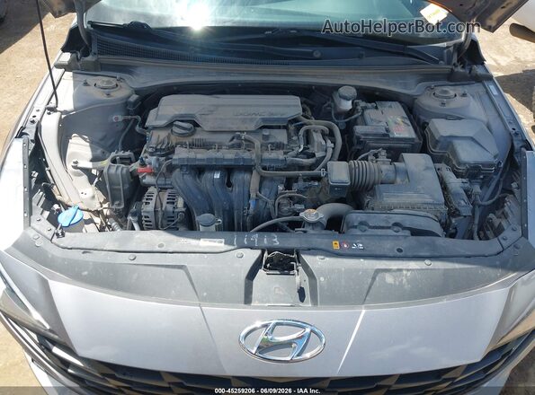 KMHLM4AG4MU081115 2021 HYUNDAI ELANTRA Silver უკანა ხედი