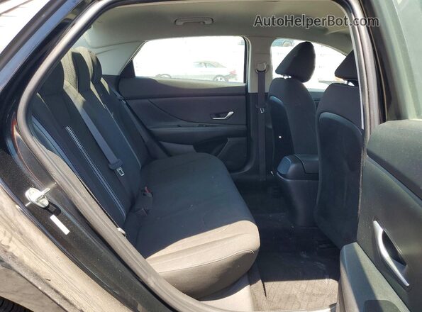 KMHLM4AG4PU415664 2023 HYUNDAI ELANTRA Black Rear seats view
