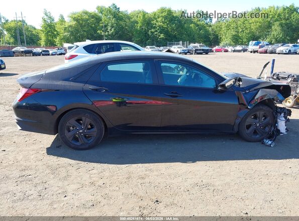 KMHLM4AG4PU549977 2023 HYUNDAI ELANTRA Black Սալոնի հետևի տեսք