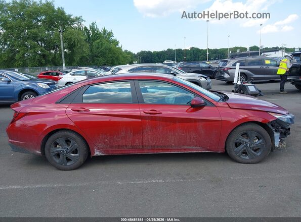 KMHLM4AG4PU565547 2023 HYUNDAI ELANTRA Red Вид задньої частини салону