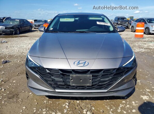 KMHLM4AG4PU605979 2023 HYUNDAI ELANTRA Gray Դիմացի տեսք