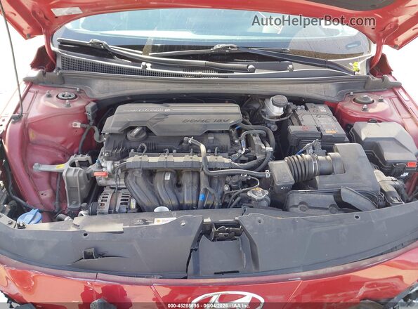 KMHLM4AG5PU602301 2023 HYUNDAI ELANTRA Red Widok z tyłu