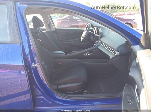 KMHLM4AG7PU587008 2023 HYUNDAI ELANTRA Dark Blue წინა სალონის ხედი