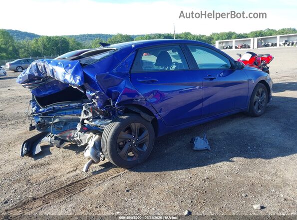 KMHLM4AG7PU587008 2023 HYUNDAI ELANTRA Dark Blue უკანა მარჯვენა