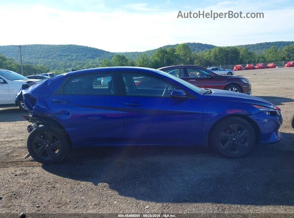 KMHLM4AG7PU587008 2023 HYUNDAI ELANTRA Dark Blue უკანა სალონის ხედი