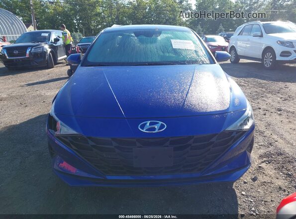 KMHLM4AG7PU587008 2023 HYUNDAI ELANTRA Dark Blue ხელსაწყოთა პანელის ხედი