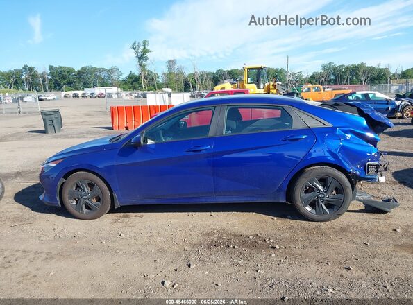 KMHLM4AG7PU587008 2023 HYUNDAI ELANTRA Dark Blue სალონის 360-გრადუსიანი ხედი