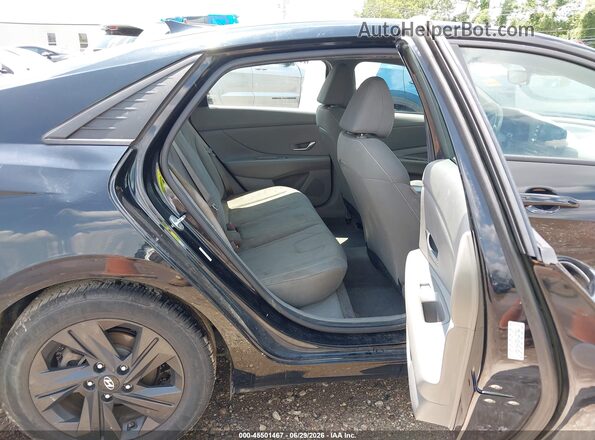 KMHLM4AG9MU127361 2021 HYUNDAI ELANTRA Black VIN կոդի պիտակի տեսք