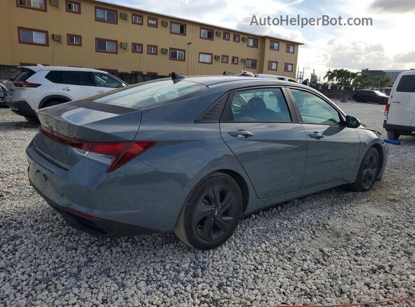 KMHLM4AG9MU142197 2021 HYUNDAI ELANTRA Gray Trasero derecho