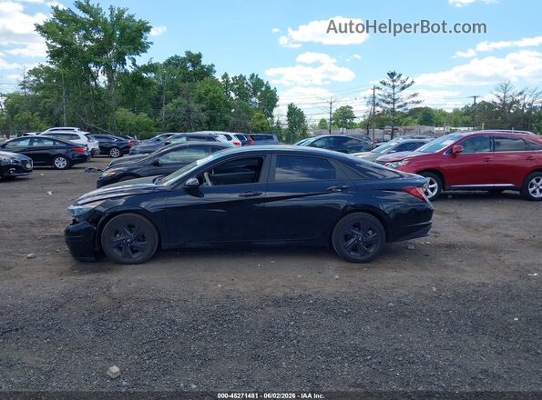 KMHLM4AG9MU158058 2021 HYUNDAI ELANTRA Black Widok wnętrza 360 stopni