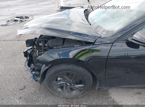 KMHLM4AGXMU074508 2021 HYUNDAI ELANTRA Black Դիմացի տեսք