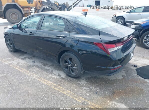 KMHLM4AGXMU074508 2021 HYUNDAI ELANTRA Black Հետևի ձախ
