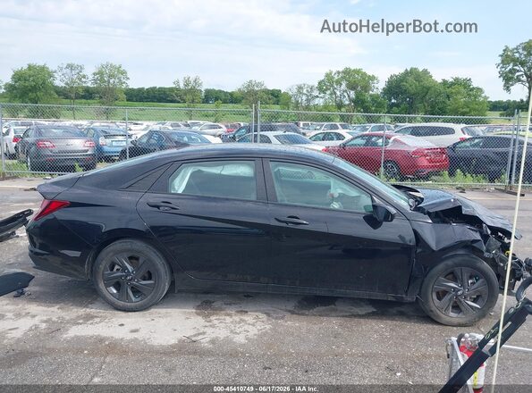 KMHLM4AGXMU074508 2021 HYUNDAI ELANTRA Black Սալոնի հետևի տեսք