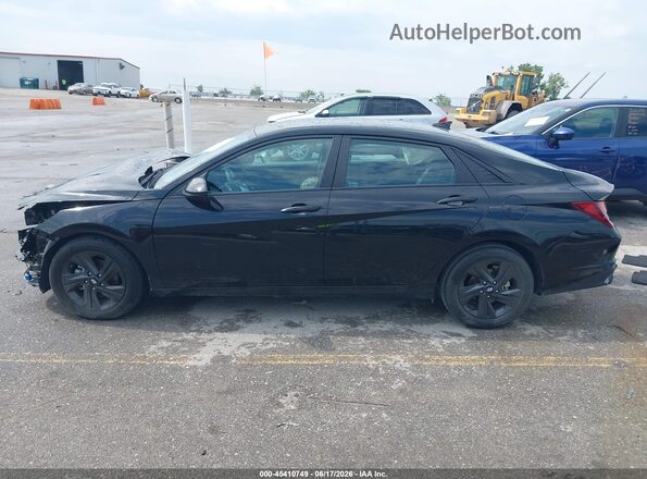 KMHLM4AGXMU074508 2021 HYUNDAI ELANTRA Black Սալոնի 360 աստիճան տեսք