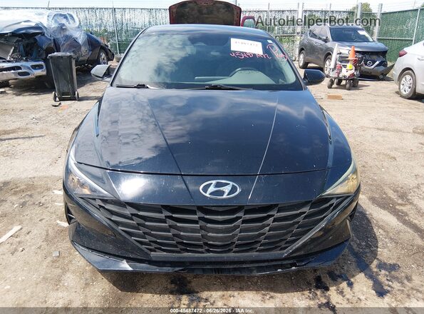 KMHLM4AGXMU136652 2021 HYUNDAI ELANTRA Black ხელსაწყოთა პანელის ხედი