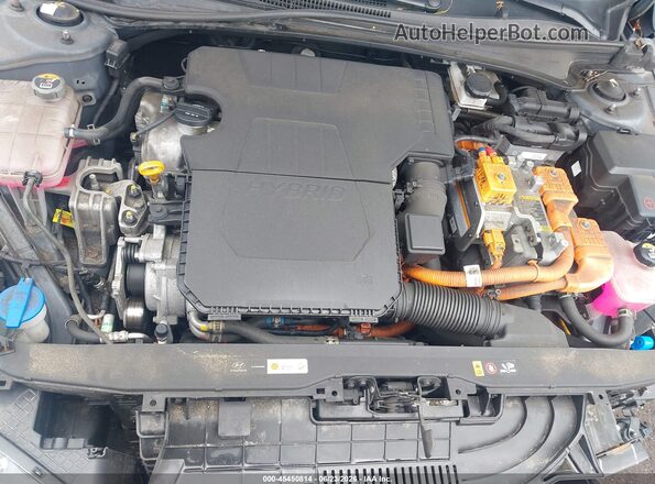 KMHLM4AJ2MU012712 2021 HYUNDAI ELANTRA HYBRID Gray Rear view
