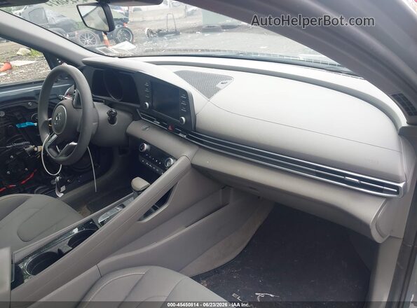 KMHLM4AJ2MU012712 2021 HYUNDAI ELANTRA HYBRID Gray Front interior view