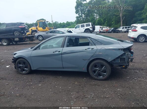 KMHLM4AJ2MU012712 2021 HYUNDAI ELANTRA HYBRID Gray 360 interior view