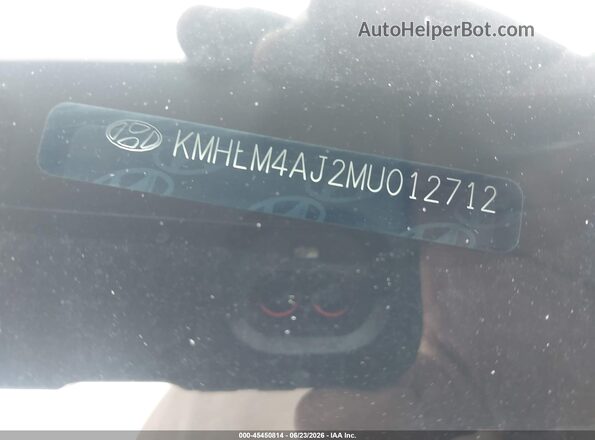 KMHLM4AJ2MU012712 2021 HYUNDAI ELANTRA HYBRID Gray 