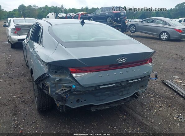 KMHLM4AJ2MU012712 2021 HYUNDAI ELANTRA HYBRID Gray 