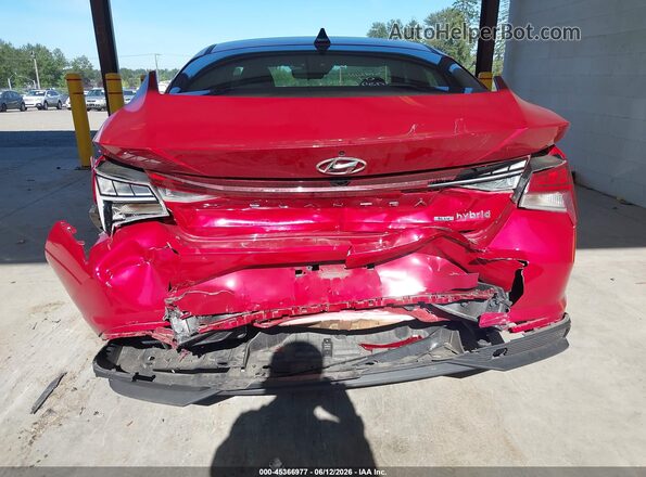 KMHLM4AJ3PU038367 2023 HYUNDAI ELANTRA HYBRID Red 