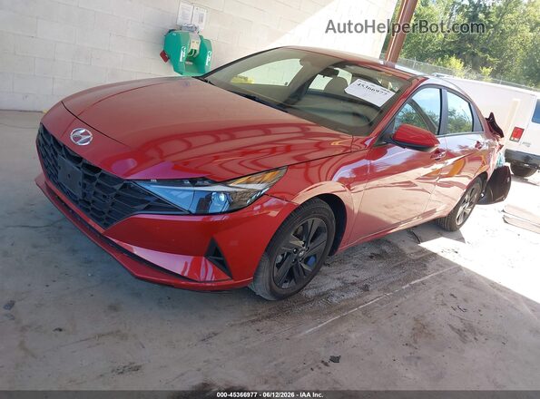 KMHLM4AJ3PU038367 2023 HYUNDAI ELANTRA HYBRID Red 