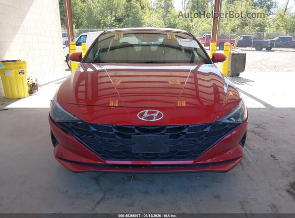KMHLM4AJ3PU038367 2023 HYUNDAI ELANTRA HYBRID Red 