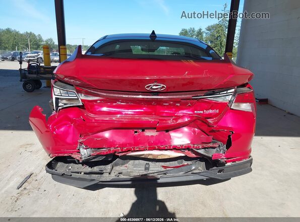 KMHLM4AJ3PU038367 2023 HYUNDAI ELANTRA HYBRID Red 