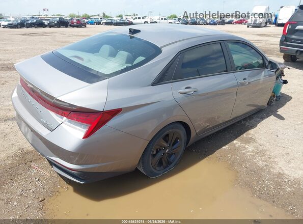 KMHLM4AJ4PU047756 2023 HYUNDAI ELANTRA HYBRID Серебряный Задняя правая четверть