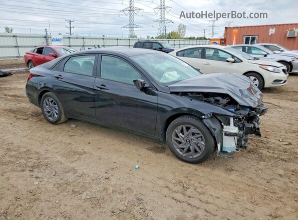KMHLM4DG0RU639724 2024 HYUNDAI ELANTRA Black Передня права чверть