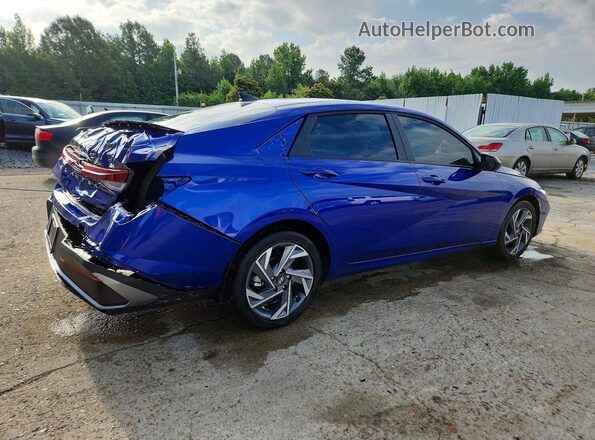 KMHLM4DG0SU067785 2025 HYUNDAI ELANTRA Blue Հետևի աջ