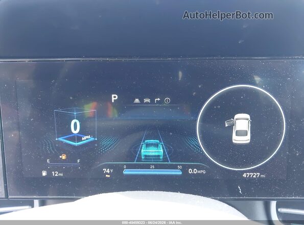 KMHLM4DG1RU640526 2024 HYUNDAI ELANTRA Blue Հետևի նստատեղերի տեսք