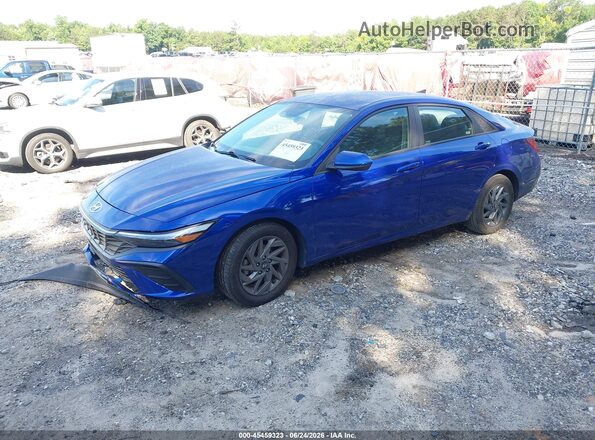 KMHLM4DG1RU640526 2024 HYUNDAI ELANTRA Blue Առջևի ձախ երեք քառորդ տեսարան