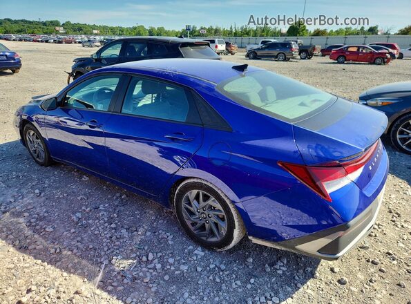 KMHLM4DG1RU684235 2024 HYUNDAI ELANTRA Blue Trasero izquierdo