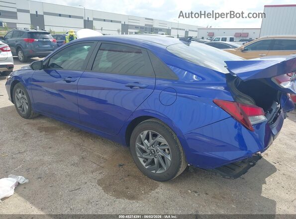 KMHLM4DG1RU793438 2024 HYUNDAI ELANTRA Blue Trasero izquierdo
