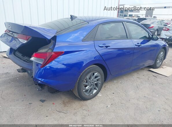 KMHLM4DG1RU793438 2024 HYUNDAI ELANTRA Blue Trasero derecho
